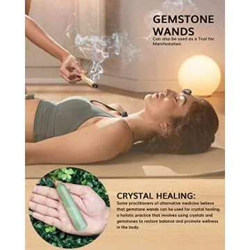 Green Jade Crystal - Healing Crystal Wands - Energy Stones and Crystals - Stone Wand - Green Jade Gemstone - Healing Wand - Gemstone Wand - Small Crystal Tower Bulk - Natural Stones