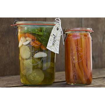 Weck Canning Jars 743 - Eco-Friendly Food Storage Set