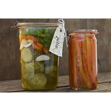 Weck Canning Jars 743 - Eco-Friendly Food Storage Set