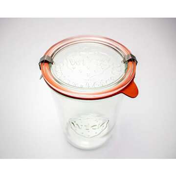 Weck Canning Jars 743 - Eco-Friendly Food Storage Set
