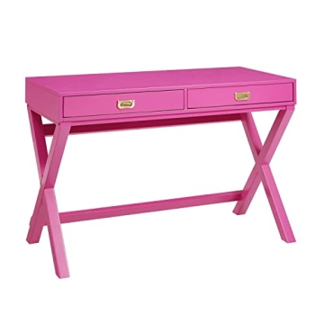 Stunning Raspberry Pink Writing Desk for Home Office