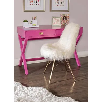 Stunning Raspberry Pink Writing Desk for Home Office