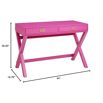 Stunning Raspberry Pink Writing Desk for Home Office