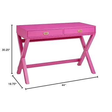 Stunning Raspberry Pink Writing Desk for Home Office