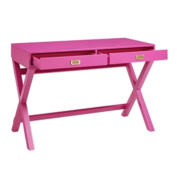 Stunning Raspberry Pink Writing Desk for Home Office