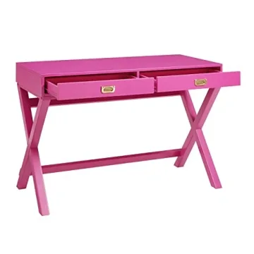 Stunning Raspberry Pink Writing Desk for Home Office