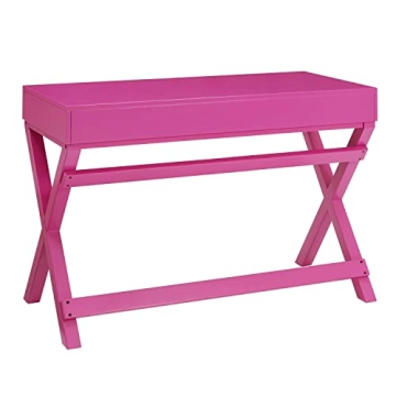 Stunning Raspberry Pink Writing Desk for Home Office