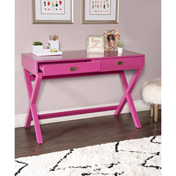 Stunning Raspberry Pink Writing Desk for Home Office