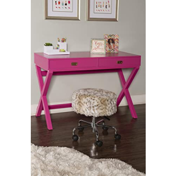 Stunning Raspberry Pink Writing Desk for Home Office