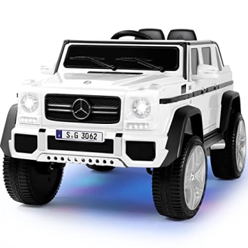 JOYLDIAS Kids Ride On Cars, Licensed Mercedes-Benz Maybach G650S, 12V7AH Battery Powered Toy Electri...