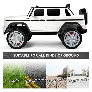 JOYLDIAS Mercedes Kids Ride On Electric Car