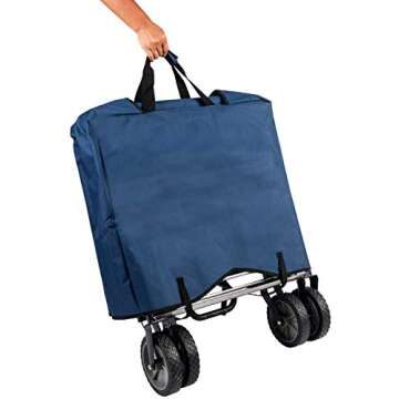 GOJOOASIS Collapsible Beach Wagon for All Outdoor Activities