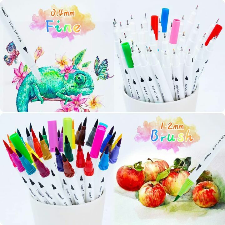 Buy Dual Brush Marker Pens for Art and Crafting