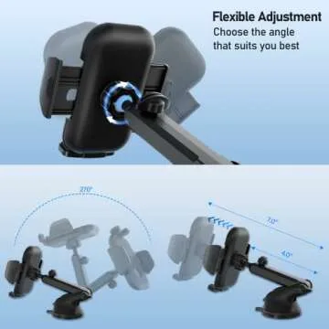 FBB 3-in-1 Phone Mount for All Smartphones - Secure & Versatile