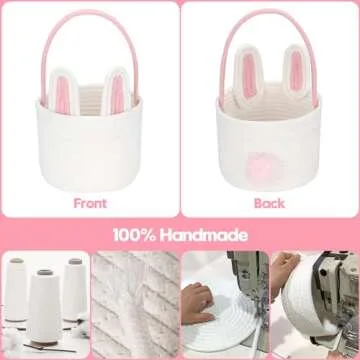 Charming Easter Bunny Basket for Kids - Soft & Cute