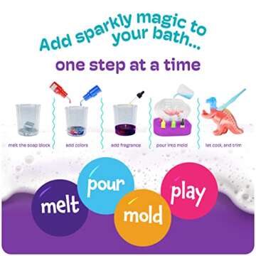 Dan&Darci Dino Soap Making Kit for Creative Kids