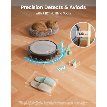 Lefant M310 Robot Vacuum with Strong Suction and Smart Tech