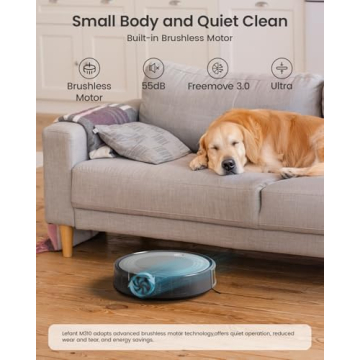Lefant M310 Robot Vacuum with Strong Suction and Smart Tech