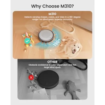 Lefant M310 Robot Vacuum with Strong Suction and Smart Tech