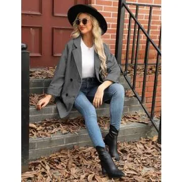 Stylish Bankeng Wool Blend Coat for Women - Warm & Elegant