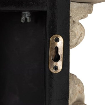 Stunning Distressed Cream Decorative Wood Fireplace Mantel