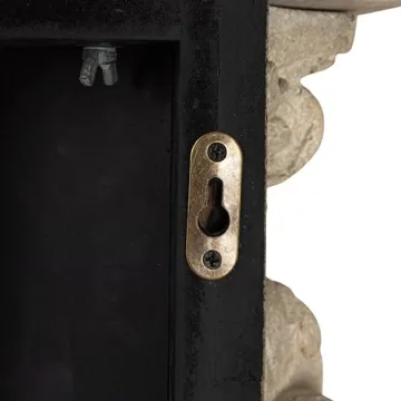 Stunning Distressed Cream Decorative Wood Fireplace Mantel