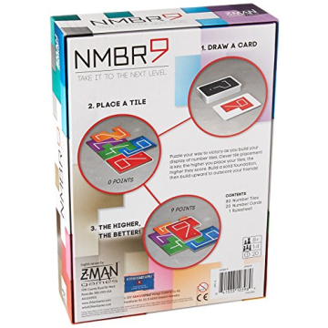 Z-Man Games NMBR 9 - Fun and Challenging Puzzle Game
