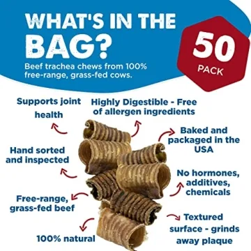 Premium Beef Trachea Dog Chews - All-Natural Treats