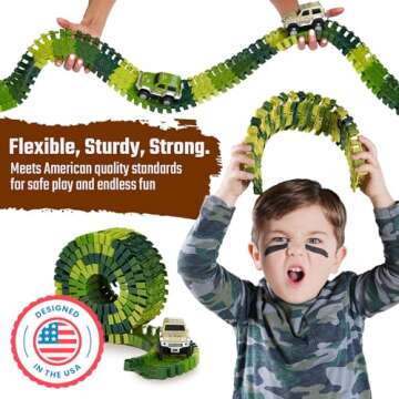 Dinosaur Racing Toy Set for Kids with Glow Feature