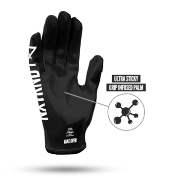 Nxtrnd G1 Youth Football Gloves Superior Grip Comfort