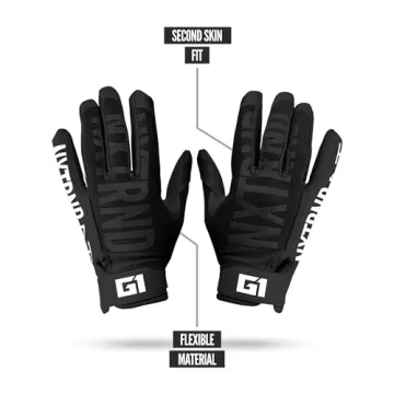Nxtrnd G1 Youth Football Gloves Superior Grip Comfort