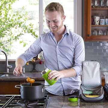 MIRA Insulated Food Jar Thermos for Hot Food & Soup, Compact Stainless Steel Vacuum Lunch Container ...