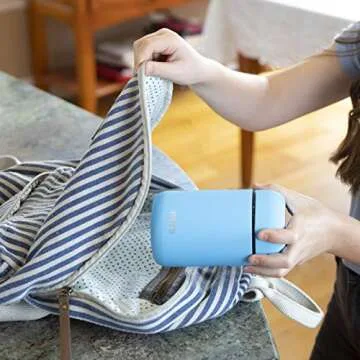 MIRA Insulated Food Jar Thermos for Hot Food & Soup, Compact Stainless Steel Vacuum Lunch Container for Meals To Go - 13.5 oz, Pink