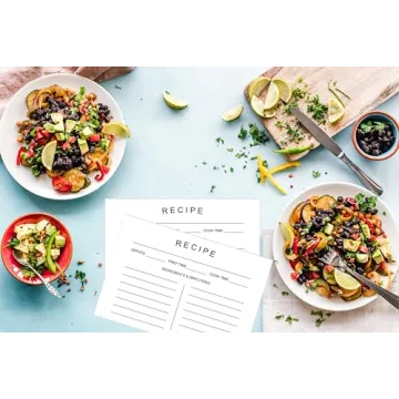 Elegant 75 Count Recipe Cards for Every Occasion