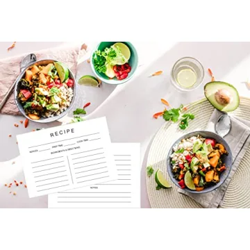 Elegant 75 Count Recipe Cards for Every Occasion