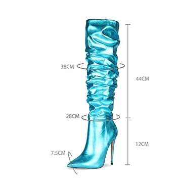 UP2STEP Slouchy Knee High Boots for Women - Fashionable & Comfortable