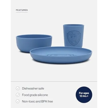 Lalo PAW Patrol Kids Dinnerware Set - Safe & Fun
