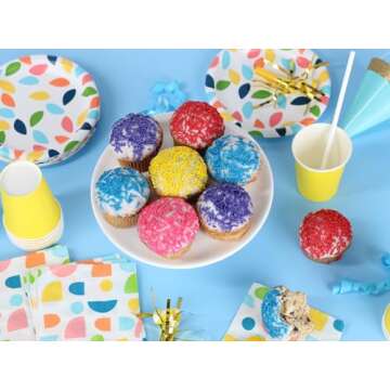 Red Sprinkles - 1.6 Pounds - Bulk Jimmies Sprinkles - Red Sprinkles for Cake Decorating - Dessert Toppings for Ice Cream, Cupcakes, Cookies, Cake Pops