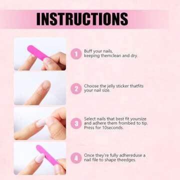 Cute Press on Nails Bow Fake Nails Medium Almond Glue on Nails Flower Heart Design Full Cover Acrylic Press on Nails Medium Length False Nails Glossy Stick on Nails for Women and Girls 24Pcs