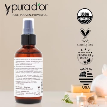 PURA D'OR Organic Rosehip Oil - 100% Pure Nourishment