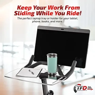 Peloton Bike+ Laptop Desk Tray Holder - Premium Acrylic Made in USA