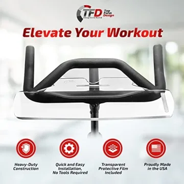 Peloton Bike+ Laptop Desk Tray Holder - Premium Acrylic Made in USA
