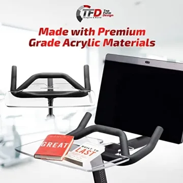 Peloton Bike+ Laptop Desk Tray Holder - Premium Acrylic Made in USA