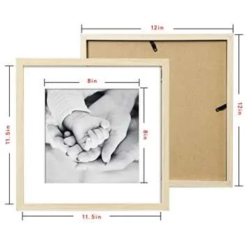 ArtbyHannah 12x12 Square Gallery Frame Set - 9 Pack