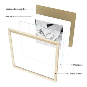 ArtbyHannah 12x12 Square Gallery Frame Set - 9 Pack