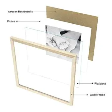 ArtbyHannah 12x12 Square Gallery Frame Set - 9 Pack