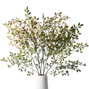 Stunning Hoppwodd Faux Nandina Greenery Stems for Home