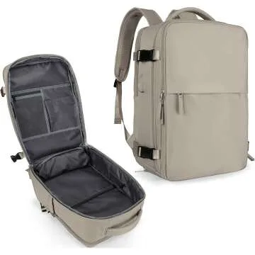 Coowoz Waterproof Travel Backpack for College and Hiking
