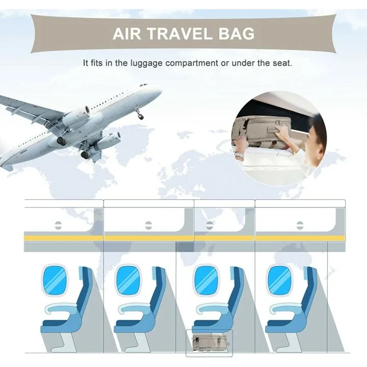 Coowoz Waterproof Travel Backpack for College and Hiking