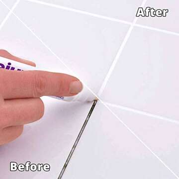 Rejuvenate White Grout Restorer Marker Pens Restore and Renew Dingy Stained Grout in Minutes 2 Units Pack ,Twо Pаck